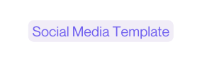 Social Media Template